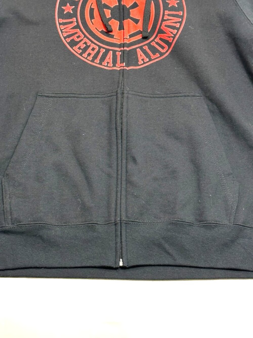 Star Wars Sith Academy Imperial Alumni Zip Hoodie Black Mens Medium Full Zip - Picture 10 of 16